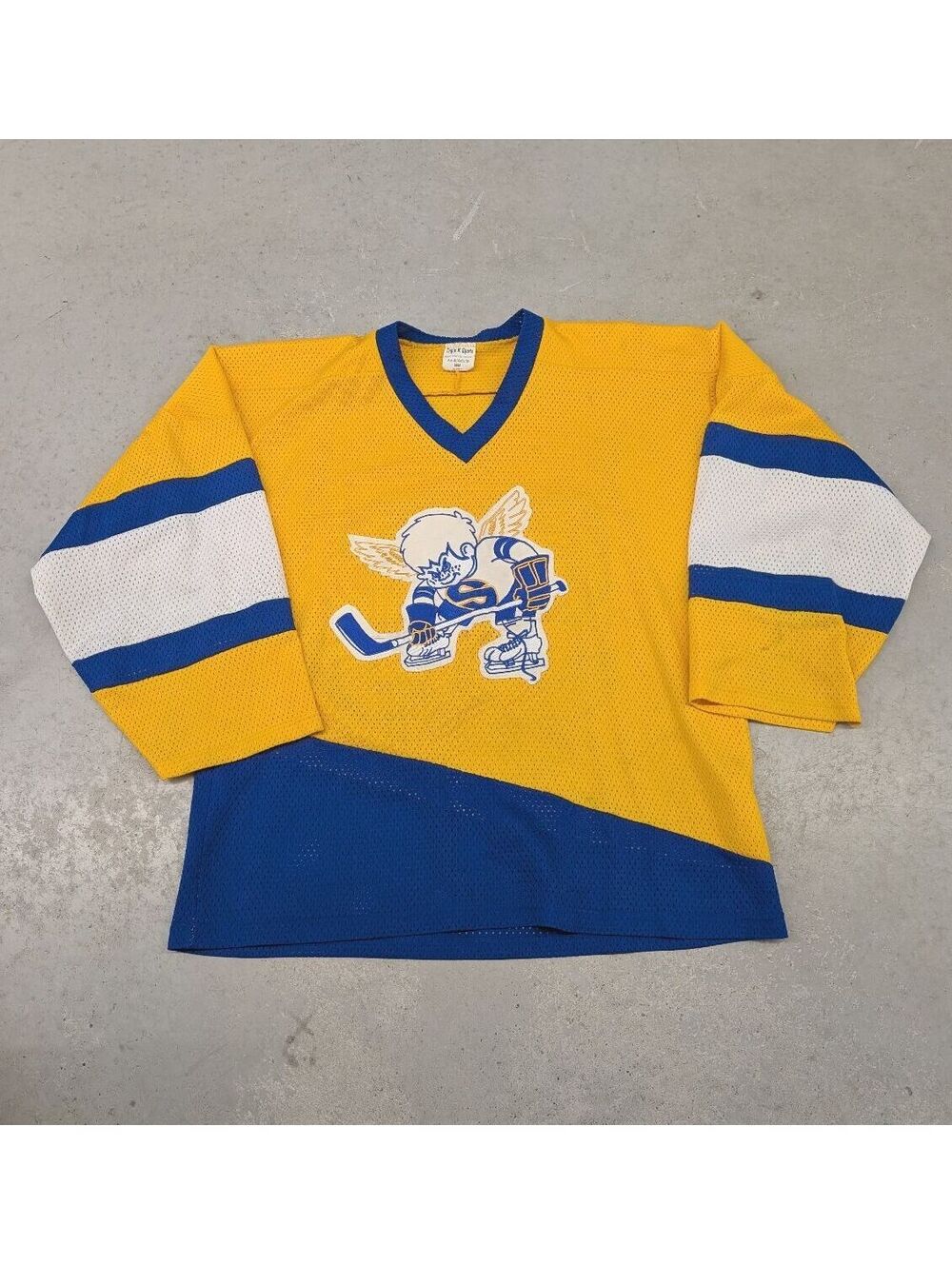 Vintage Minnesota Fighting Saints WHA Hockey Jersey 96